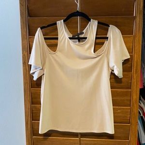 Cold shoulder top BCBG